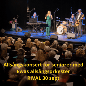 Allsång concert for seniors 30/9