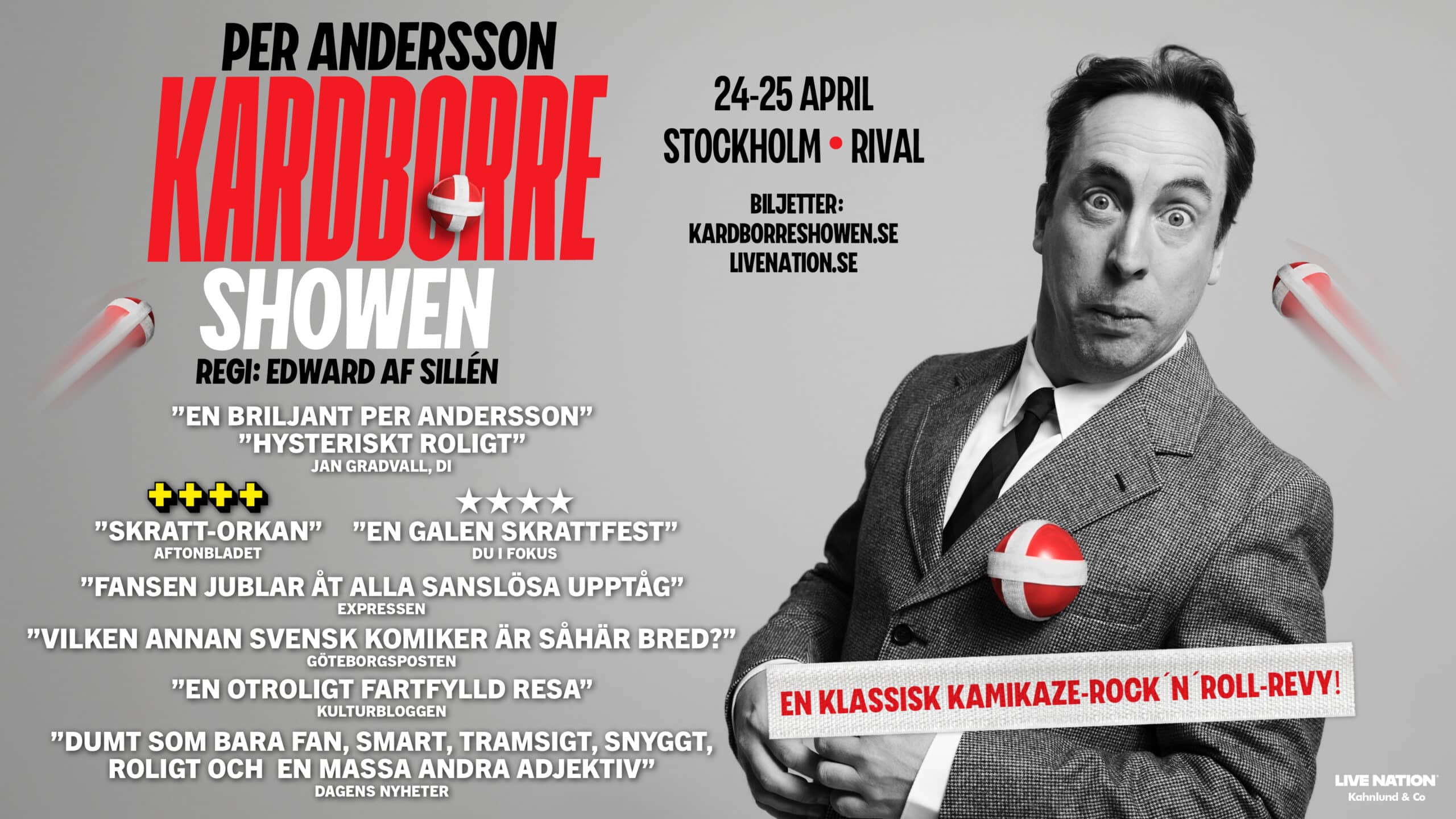 Kardborreshowen 24-25/4