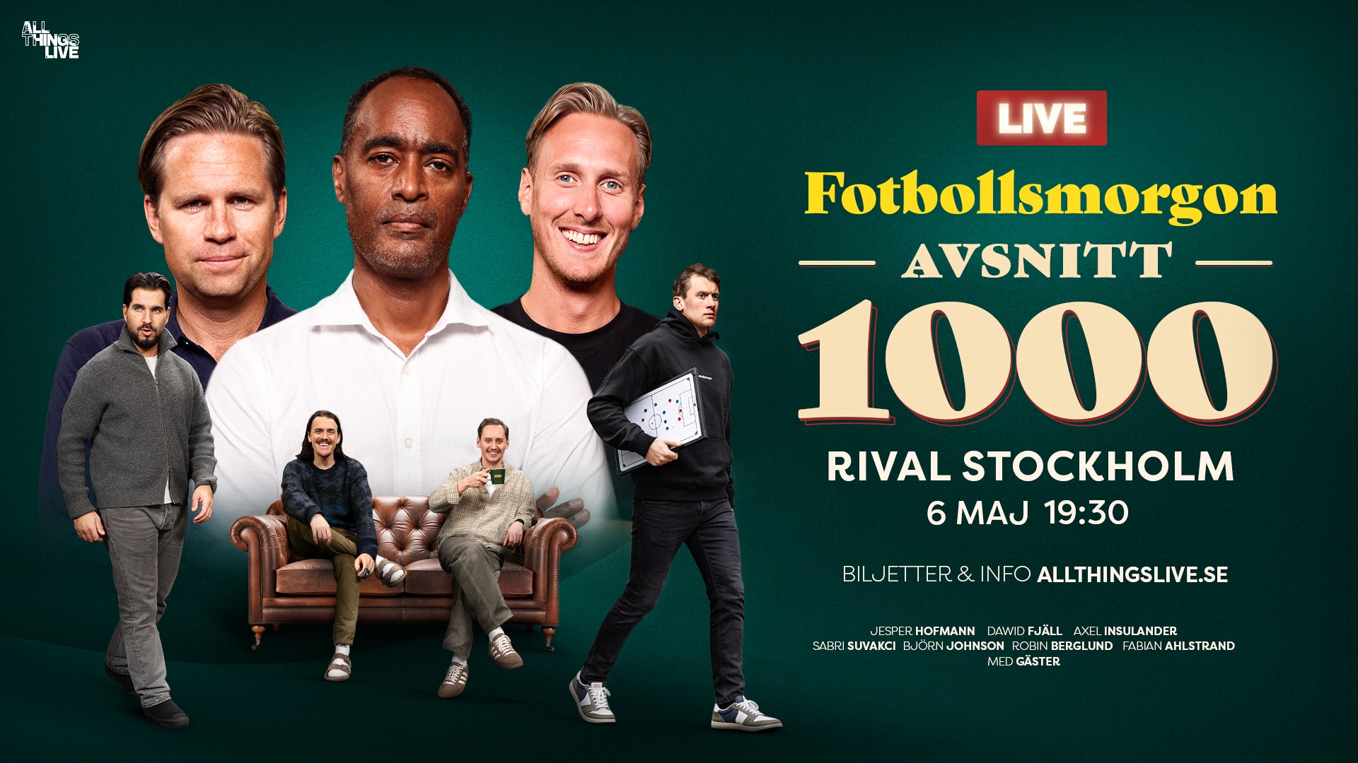 Fotbollsmorgon Live 6/5