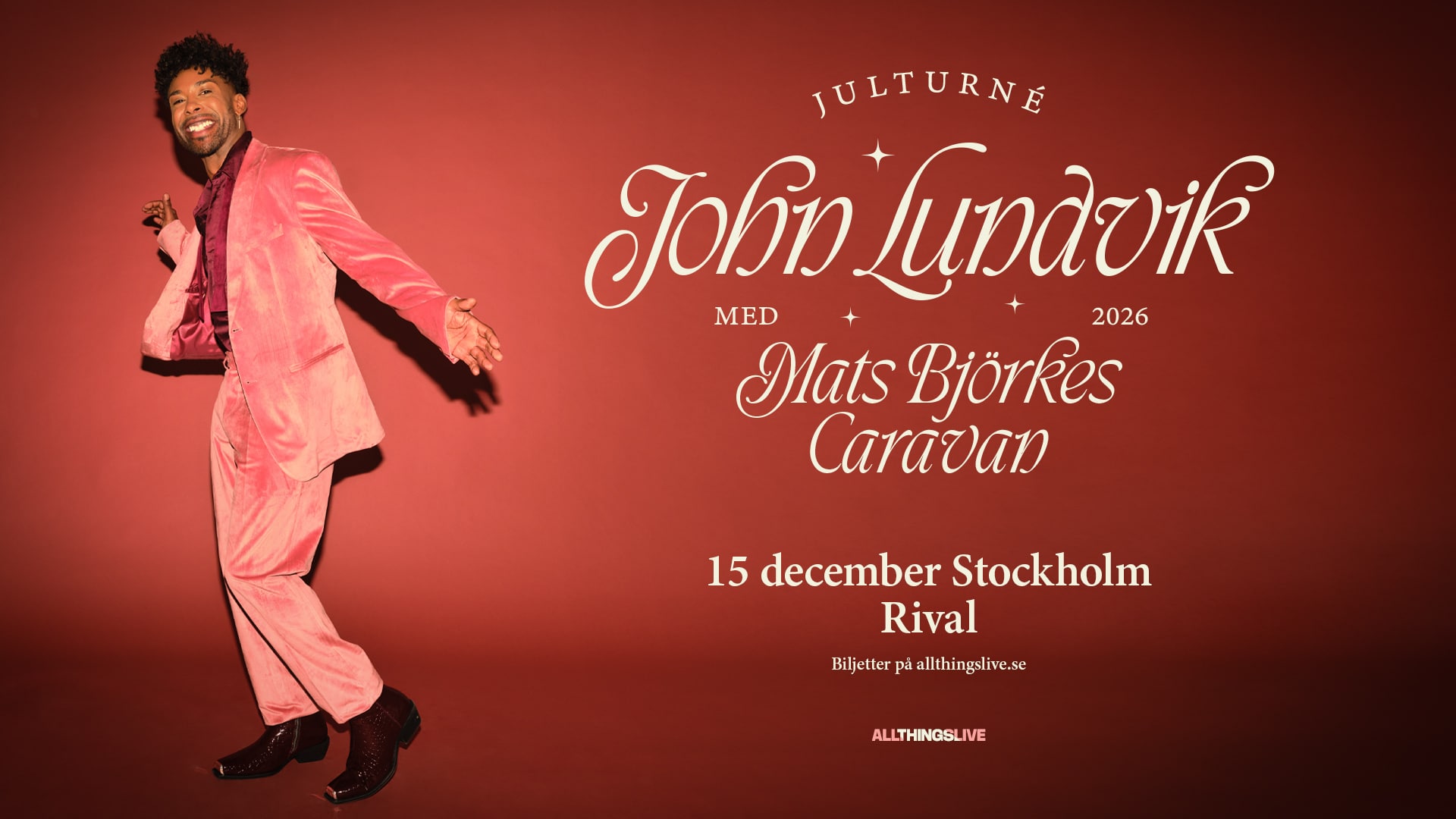 John Lundvik julturné 15/12
