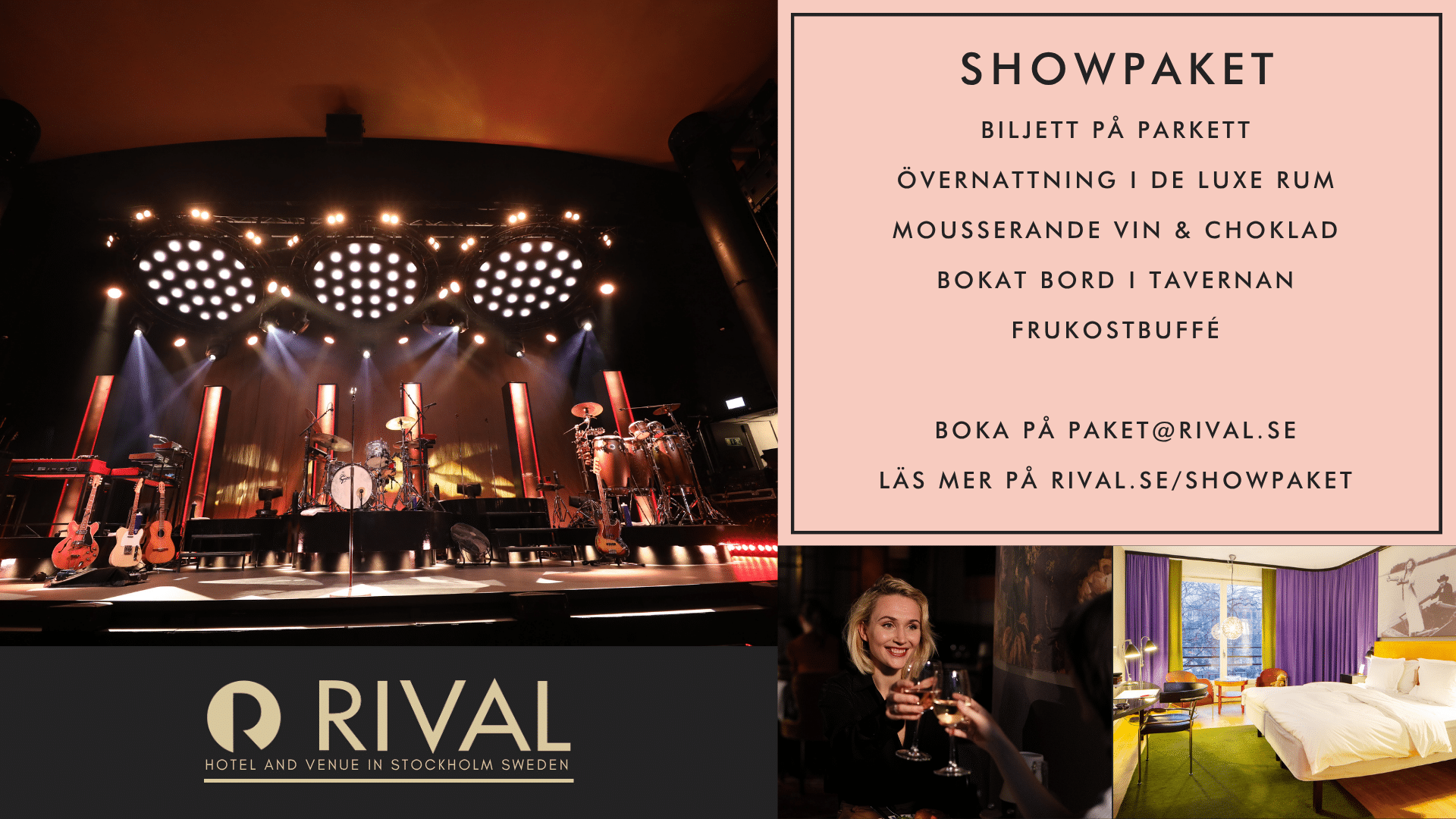 Showpaket Stockholm